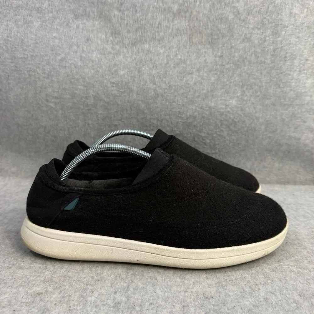 Vessi Shoes Mens Size 8 Sunday Slip On Black & White Loafers Comfort‎ Slippers